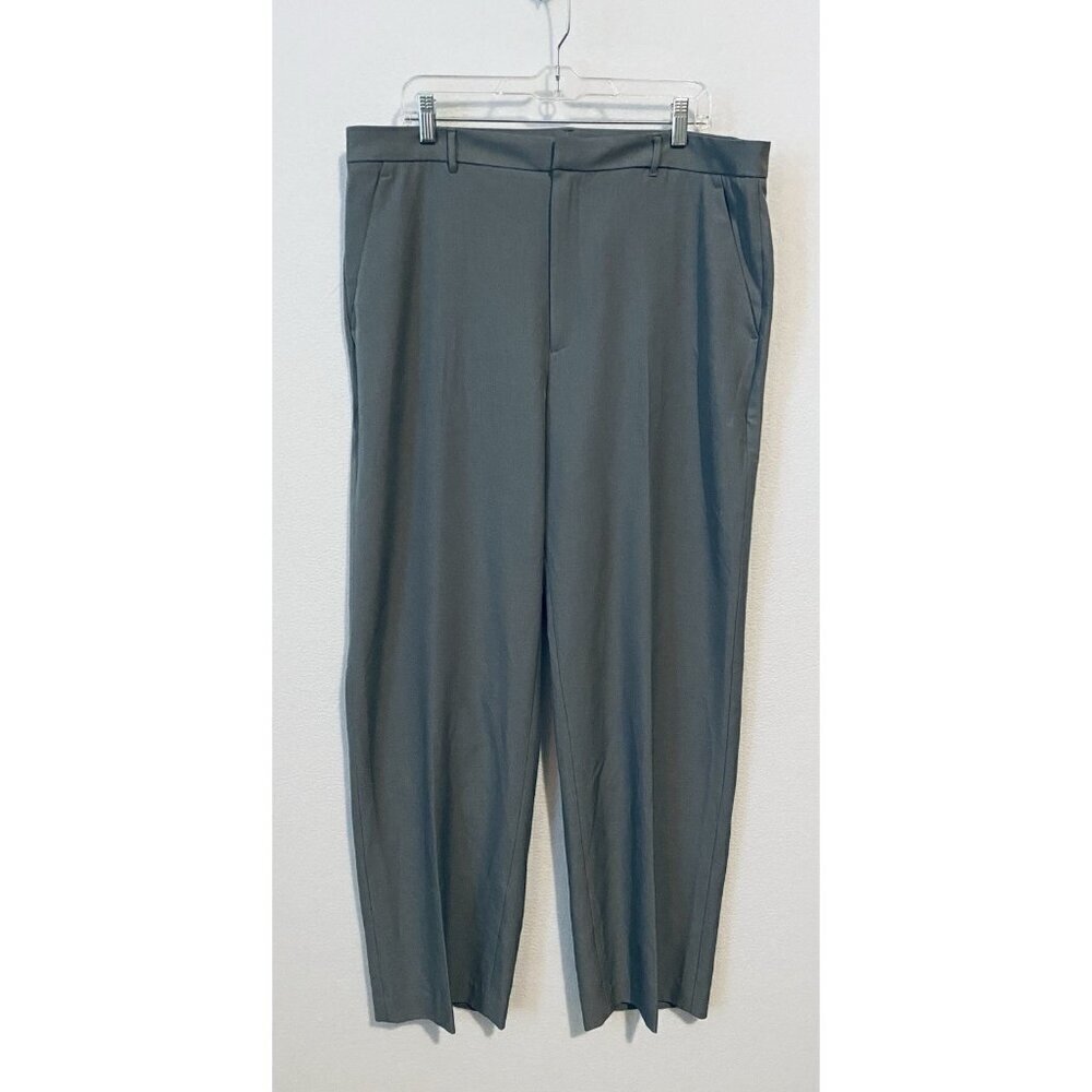 Banana Republic Pants Womens 16 Gray Sculpted Stretch Trousers Academia Work